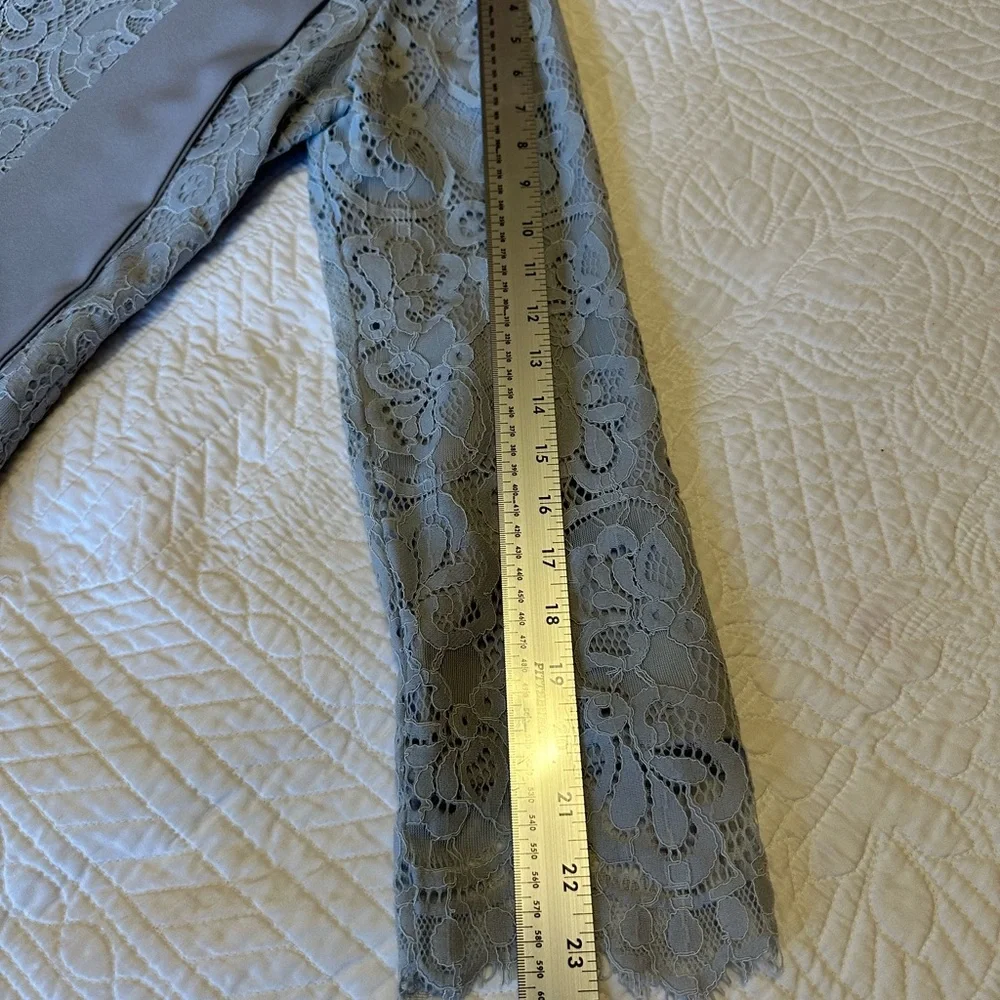 Dainty Jewells Lace Top in Soft Light Blue - Picture 10 of 12